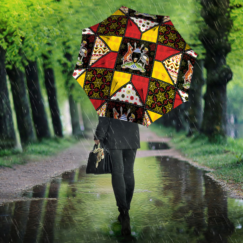 Uganda Christmas Umbrella Patchwork Style