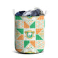 Ivory Coast Christmas Laundry Basket Patchwork Style