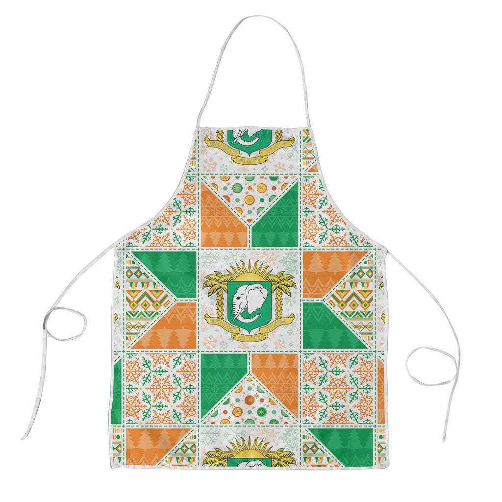 Ivory Coast Christmas Apron Patchwork Style