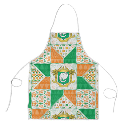 Ivory Coast Christmas Apron Patchwork Style