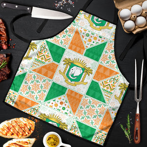 Ivory Coast Christmas Apron Patchwork Style