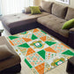 Ivory Coast Christmas Area Rug Patchwork Style