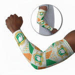 Ivory Coast Christmas Arm Sleeves Patchwork Style