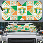 Ivory Coast Christmas Auto Sun Shade Patchwork Style