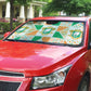 Ivory Coast Christmas Auto Sun Shade Patchwork Style