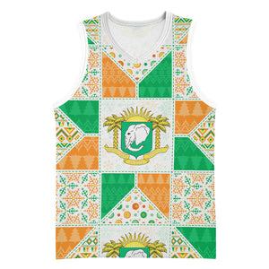 Ivory Coast Christmas Basketball Jersey Patchwork Style