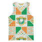 Ivory Coast Christmas Basketball Jersey Patchwork Style