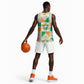 Ivory Coast Christmas Basketball Jersey Patchwork Style