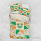Ivory Coast Christmas Bedding Set Patchwork Style