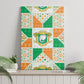 Ivory Coast Christmas Canvas Wall Art Patchwork Style