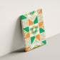 Ivory Coast Christmas Canvas Wall Art Patchwork Style