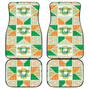 Ivory Coast Christmas Car Mats Patchwork Style