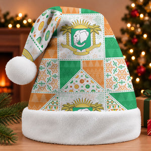 Ivory Coast Christmas Santa Hat Patchwork Style