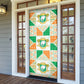 Ivory Coast Christmas Door Cover Patchwork Style