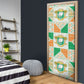 Ivory Coast Christmas Door Cover Patchwork Style