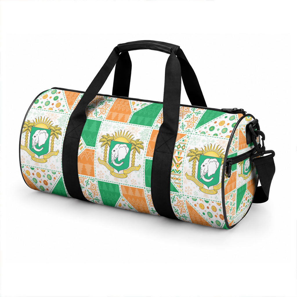 Ivory Coast Christmas Duffle Bag Patchwork Style