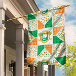 Ivory Coast Christmas Garden Flag Patchwork Style