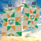 Ivory Coast Christmas Garden Flag Patchwork Style