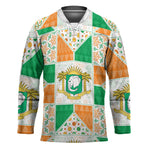 Ivory Coast Christmas Hockey Jersey Patchwork Style