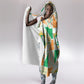 Ivory Coast Christmas Hooded Blanket Patchwork Style