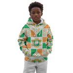 Ivory Coast Christmas Kid Hoodie Patchwork Style