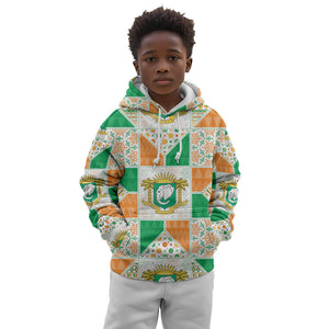 Ivory Coast Christmas Kid Hoodie Patchwork Style