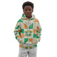Ivory Coast Christmas Kid Hoodie Patchwork Style