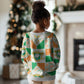 Ivory Coast Christmas Kid Ugly Christmas Sweater Patchwork Style