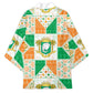 Ivory Coast Christmas Kimono Patchwork Style
