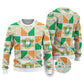 Ivory Coast Christmas Ugly Christmas Sweater Patchwork Style