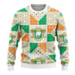Ivory Coast Christmas Ugly Christmas Sweater Patchwork Style