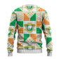 Ivory Coast Christmas Ugly Christmas Sweater Patchwork Style