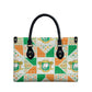 Ivory Coast Christmas Leather Bag Patchwork Style