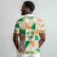 Ivory Coast Christmas Polo Shirt Patchwork Style