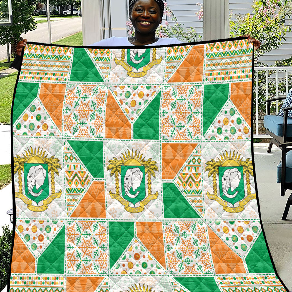 Ivory Coast Christmas Quilt Patchwork Style