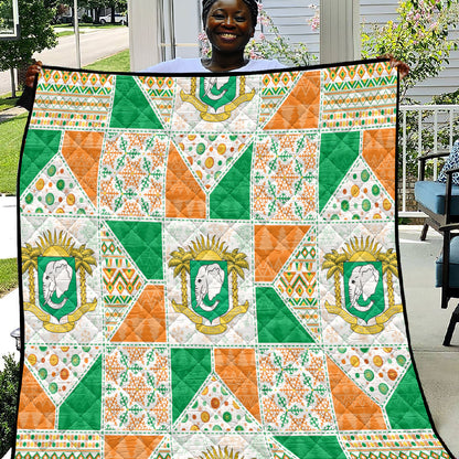 Ivory Coast Christmas Quilt Patchwork Style