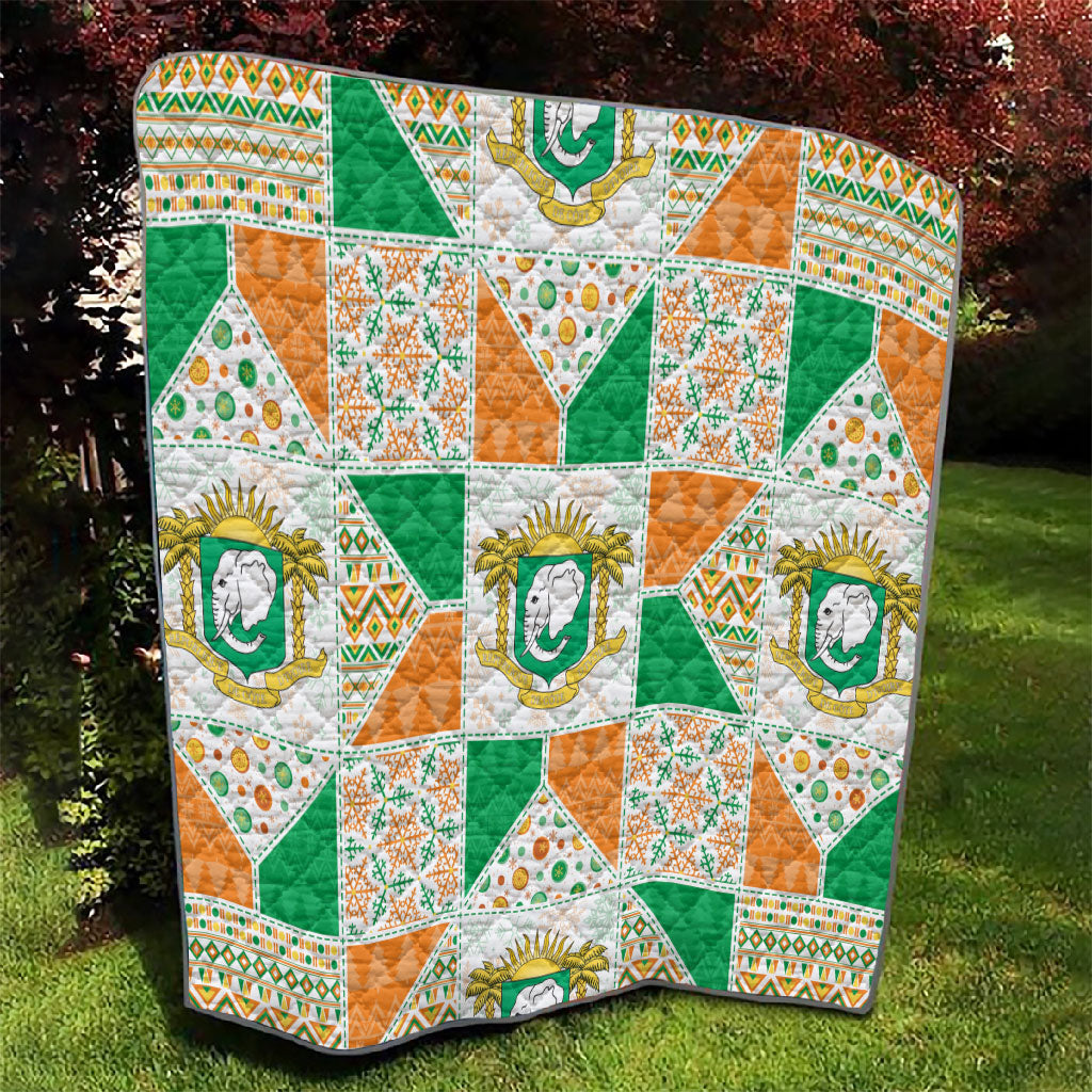 Ivory Coast Christmas Quilt Patchwork Style