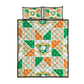 Ivory Coast Christmas Quilt Bed Set Patchwork Style
