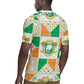 Ivory Coast Christmas Rugby Jersey Patchwork Style