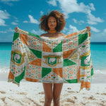 Ivory Coast Christmas Sarong Patchwork Style