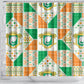 Ivory Coast Christmas Shower Curtain Patchwork Style