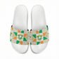 Ivory Coast Christmas Slide Sandals Patchwork Style