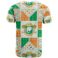 Ivory Coast Christmas T shirt Patchwork Style