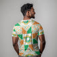 Ivory Coast Christmas T shirt Patchwork Style