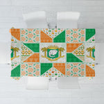 Ivory Coast Christmas Tablecloth Patchwork Style