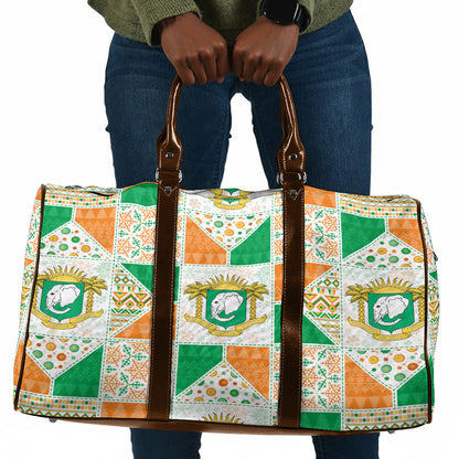 Ivory Coast Christmas Travel Bag Patchwork Style