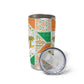 Ivory Coast Christmas Tumbler Cup Patchwork Style