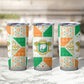 Ivory Coast Christmas Tumbler Cup Patchwork Style