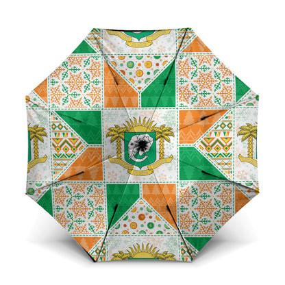 Ivory Coast Christmas Umbrella Patchwork Style