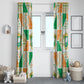 Ivory Coast Christmas Window Curtain Patchwork Style